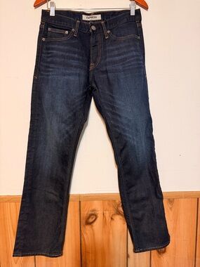 Express Men’s Dark Blue Straight Jeans
